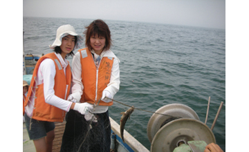 刺網漁体験